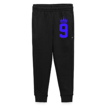 9_krone - Kinder/Teenager Premium Sweathose - Schwarz - Vorne - AI Model Kid Male (0cm)