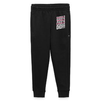 Should Would Could Did Motivation - Kinder/Teenager Premium Sweathose - Schwarz - Vorne - AI Model Kid Male (0cm)