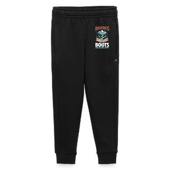 Hiking Mountain Trail Backpacking Outdoors Reading - Kids’/Teens' Premium Sweatpants - black - Front - AI Model Kid Male (0cm)