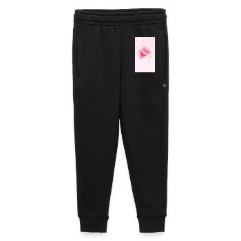Bouquet de fleurs aquarelles roses - Pantalon de survêtement enfant/adolescent premium - noir - Devant - AI Model Kid Male (0cm)