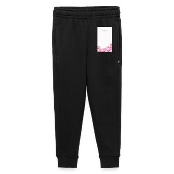 Bouquet de fleurs aquarelles roses - Pantalon de survêtement enfant/adolescent premium - noir - Devant - AI Model Kid Male (0cm)