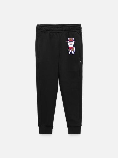 Illustration de lamas cow-boys - Pantalon de survêtement enfant/adolescent premium - noir