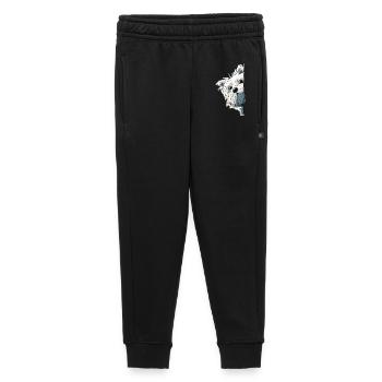 Peeking Westie Terrier Süßes Hundeliebhaber-Merch - Kinder/Teenager Premium Sweathose - Schwarz - Vorne - AI Model Kid Male (0cm)