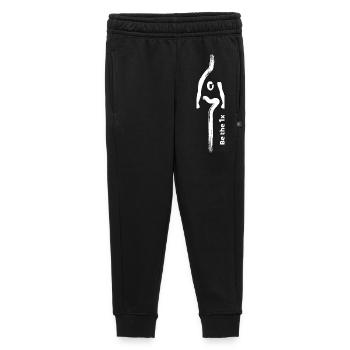Be the 1x in white - Kids’/Teens' Premium Sweatpants - black - Front - AI Model Kid Male (0cm)