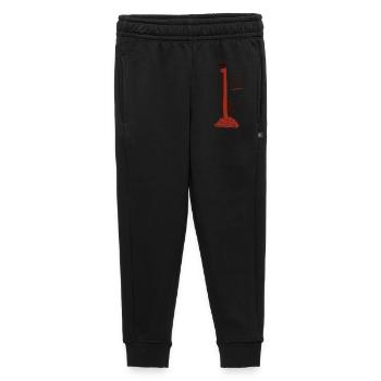 Wintergiraffe: Rothals - Kinder/Teenager Premium Sweathose - Schwarz - Vorne - AI Model Kid Male (0cm)