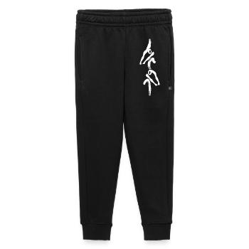 2- Ruderboot in Weiß - Kinder/Teenager Premium Sweathose - Schwarz - Vorne - AI Model Kid Male (0cm)