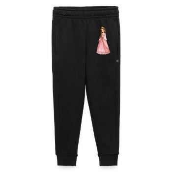 Rosa Prinzessin im Taftkleid - Kinder/Teenager Premium Sweathose - Schwarz - Vorne - AI Model Kid Male (0cm)