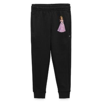 Purple princess with crown - Kids’/Teens' Premium Sweatpants - black - Front - AI Model Kid Male (0cm)