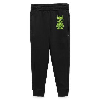 Gestrickter Alien - Kinder/Teenager Premium Sweathose - Schwarz - Vorne - AI Model Kid Male (0cm)