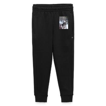 renne - Pantalon de survêtement enfant/adolescent premium - noir - Devant - AI Model Kid Male (0cm)