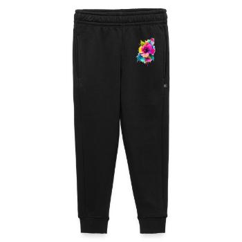 Hibiscus - Kids’/Teens' Premium Sweatpants - black - Front - AI Model Kid Male (0cm)