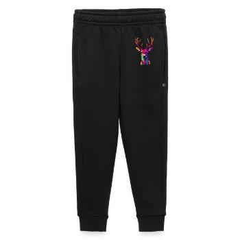 Hirsch - Kinder/Teenager Premium Sweathose - Schwarz - Vorne - AI Model Kid Male (0cm)