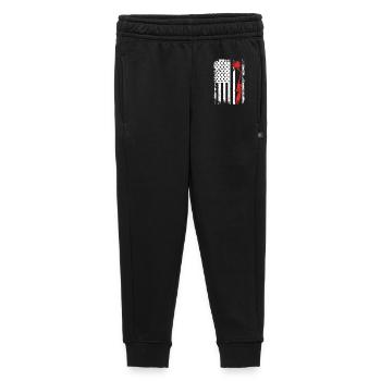 July 4 USA Welding - Kids’/Teens' Premium Sweatpants - black - Front - AI Model Kid Male (0cm)
