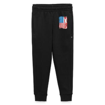 Welding USA Flag - Kids’/Teens' Premium Sweatpants - black - Front - AI Model Kid Male (0cm)