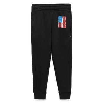 USA Patriotic Cheerleader - Kids’/Teens' Premium Sweatpants - black - Front - AI Model Kid Male (0cm)
