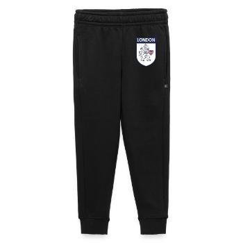 Lion anglais en bouclier avec Union Jack - Pantalon de survêtement enfant/adolescent premium - noir - Devant - AI Model Kid Male (0cm)