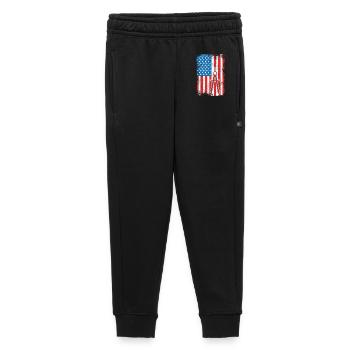 USA Patriotic Architect - Kids’/Teens' Premium Sweatpants - black - Front - AI Model Kid Male (0cm)