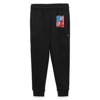 Violoniste patriote américain - Pantalon de survêtement enfant/adolescent premium - noir - Devant - AI Model Kid Male (0cm)