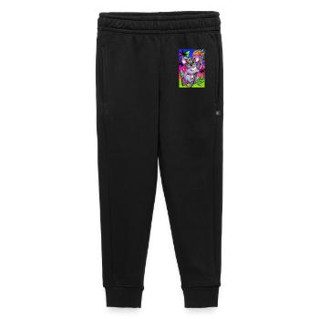 Koala - Pantalon de survêtement enfant/adolescent premium - noir - Devant - AI Model Kid Male (0cm)