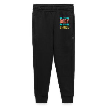 Ihr Körper Ihre Wahl Feministische Unterstützung - Kinder/Teenager Premium Sweathose - Schwarz - Vorne - AI Model Kid Male (0cm)
