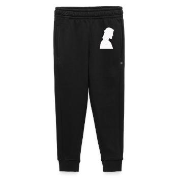 Silhouette de Jésus-Christ - Pantalon de survêtement enfant/adolescent premium - noir - Devant - AI Model Kid Male (0cm)