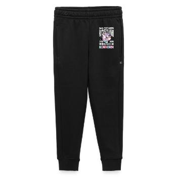 Kein Kostüm Bin Wirklich Ein Einhorn Fasching - Kinder/Teenager Premium Sweathose - Schwarz - Vorne - AI Model Kid Male (0cm)