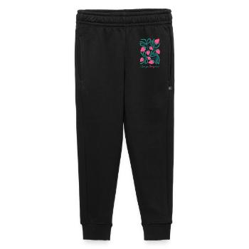 Ripe strawberries - Kids’/Teens' Premium Sweatpants - black - Front - AI Model Kid Male (0cm)