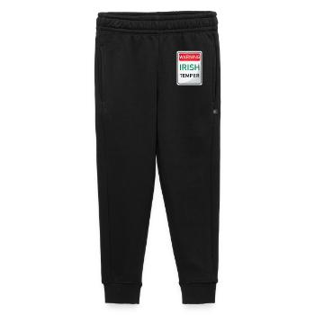 WARNING IRISH TEMPER - Kids’/Teens' Premium Sweatpants - black - Front - AI Model Kid Male (0cm)