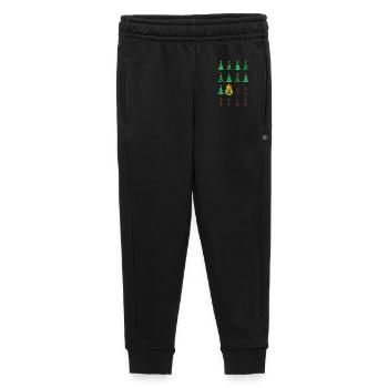 arbre de Noël brûlant, Noël, arbre de Noël - Pantalon de survêtement enfant/adolescent premium - noir - Devant - AI Model Kid Male (0cm)