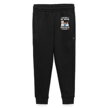 Les chiens me rendent heureuse... - Pantalon de survêtement enfant/adolescent premium - noir - Devant - AI Model Kid Male (0cm)