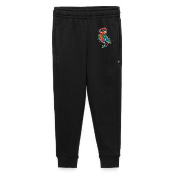 Bird Lover, Parrot, Animal, Bird, Pet, Jungle - Kids’/Teens' Premium Sweatpants - black - Front - AI Model Kid Male (0cm)