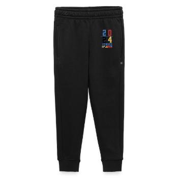 Design régate globe Année 2024 Vendée  - Pantalon de survêtement enfant/adolescent premium - noir - Devant - AI Model Kid Male (0cm)