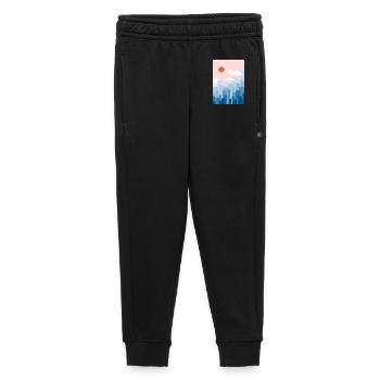 Skyline rosa - Kinder/Teenager Premium Sweathose - Schwarz - Vorne - AI Model Kid Male (0cm)
