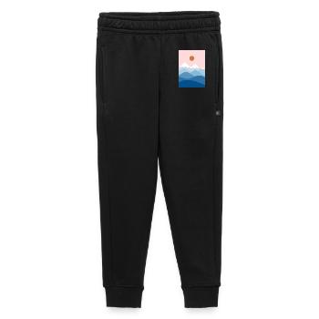 Berglandschaft rosa - Kinder/Teenager Premium Sweathose - Schwarz - Vorne - AI Model Kid Male (0cm)