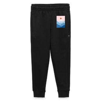Paysage de montagne 2 - Pantalon de survêtement enfant/adolescent premium - noir - Devant - AI Model Kid Male (0cm)
