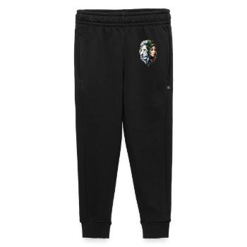 Floral Lion Woman Face - Kids’/Teens' Premium Sweatpants - black - Front - AI Model Kid Male (0cm)