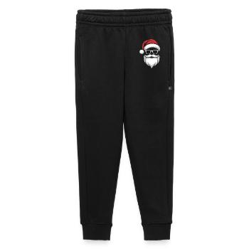 Santa mit Bart & Brille – Retro Weihnacht - Kinder/Teenager Premium Sweathose - Schwarz - Vorne - AI Model Kid Male (0cm)