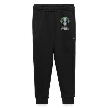 DJ Alien - Loud System - Kids’/Teens' Premium Sweatpants - black - Front - AI Model Kid Male (0cm)