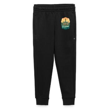 Vienne Autriche Rathaus Sunset Art vintage - Pantalon de survêtement enfant/adolescent premium - noir - Devant - AI Model Kid Male (0cm)