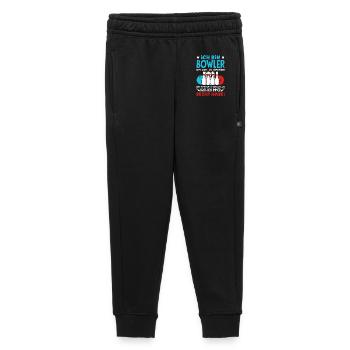 Bowling Spruch Bowler Kegeln Spieler - Kinder/Teenager Premium Sweathose - Schwarz - Vorne - AI Model Kid Male (0cm)