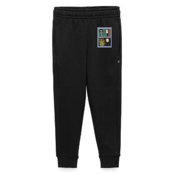 Une nouvelle en deux illustrations - Pantalon de survêtement enfant/adolescent premium - noir - Devant - AI Model Kid Male (0cm)