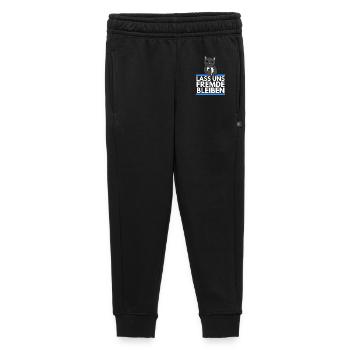 Hater Katze - Lass uns Fremde bleiben - Kinder/Teenager Premium Sweathose - Schwarz - Vorne - AI Model Kid Male (0cm)
