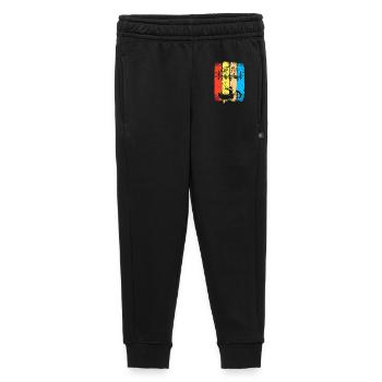 Fish - Pike - Retro Fishing - Vintage Fishing - Kids’/Teens' Premium Sweatpants - black - Front - AI Model Kid Male (0cm)