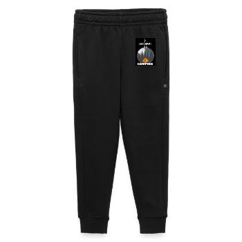 Camping nocturne en forêt - Pantalon de survêtement enfant/adolescent premium - noir - Devant - AI Model Kid Male (0cm)