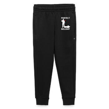Woodland Axe Wood Lumberjack Woodwork Statement - Kids’/Teens' Premium Sweatpants - black - Front - AI Model Kid Male (0cm)