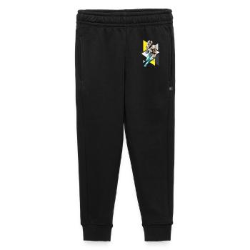 American Football Spieler USA Amerika Sport Retro - Kinder/Teenager Premium Sweathose - Schwarz - Vorne - AI Model Kid Male (0cm)