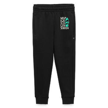 Je m’en fiche, je vais surfer - Pantalon de survêtement enfant/adolescent premium - noir - Devant - AI Model Kid Male (0cm)