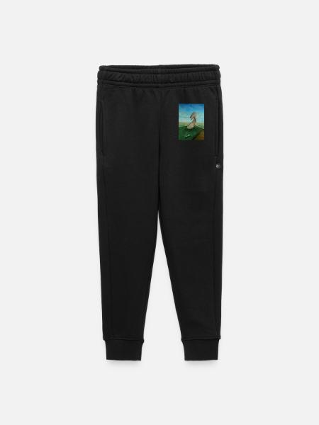 Abstract Steel Hammer-Dog in Surreal Landscape - Kids’/Teens' Premium Sweatpants - black