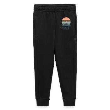 Kmoet just nothing, Antwerp dialect Shirts - Kids’/Teens' Premium Sweatpants - black - Front - AI Model Kid Male (0cm)