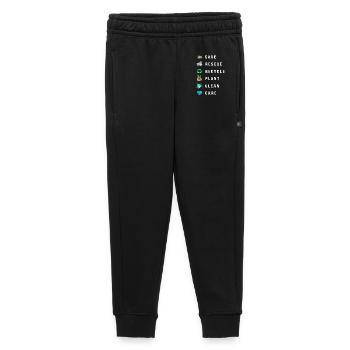 Changement climatique Environnement Protection de l’environnement - Pantalon de survêtement enfant/adolescent premium - noir - Devant - AI Model Kid Male (0cm)